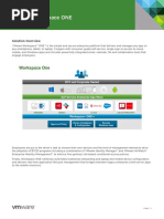 Vmware Workspace One: Solution Overview