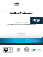 Method Statement: Vetotop XT539