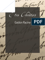 Gaston Racine - Etre Chretien - Ebook