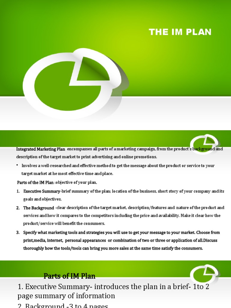 Integrated Marketing Plan Guide | PDF
