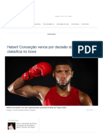 Hebert Conceição vence por decisão dos árbitros e se classifica no boxe - 29_07_2021 - UOL Olimpíadas