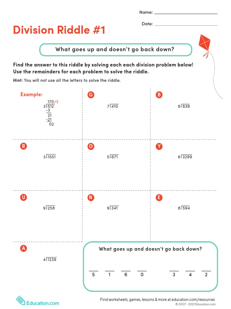 Division Riddle 1 | PDF