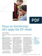 Focus On Functioning: Let ' S Apply The ICF Model: Insights