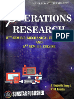 Operations Research For 8th Sem (Loser Boi)