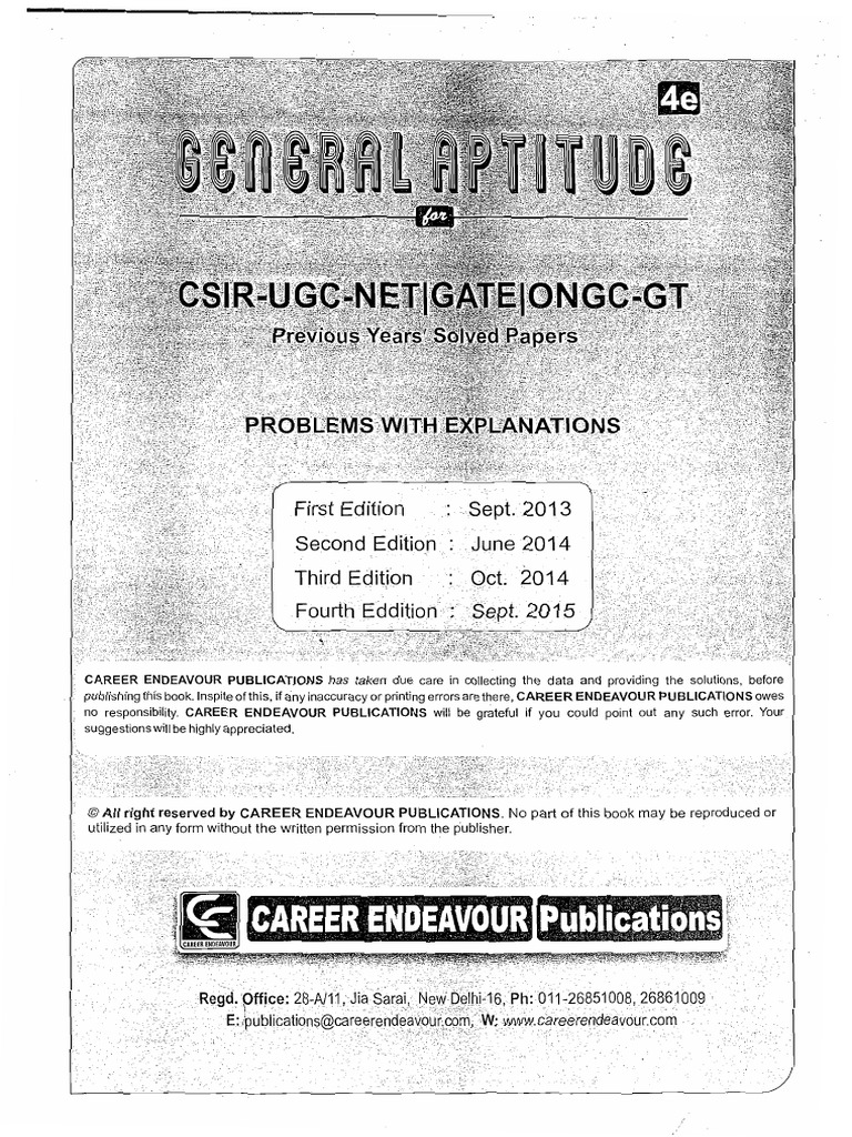 General Aptitude | PDF