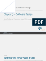 Chapter 3 - Software Design: Specificities of The Design Step, UML Modeling