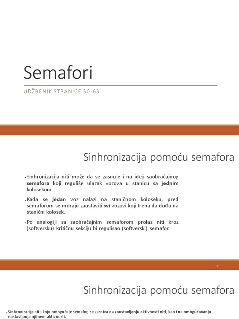 03 Semafori | PDF