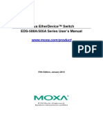 Moxa Etherdevice™ Switch Eds-508A/505A Series User'S Manual: Fifth Edition, January 2010