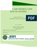 Landscape Design and Site Planning: Assignment-05: Climatic Data Collection