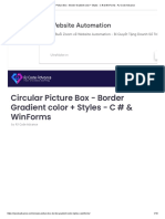 Circular Picture Box - Border Gradient Color + Styles - C # & WinForms - RJ Code Advance