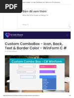 Custom ComboBox - Icon, Back, Text & Border Color - WinForm C # - RJ Code Advance