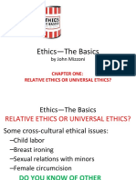 Ethics-The Basics: by John Mizzoni