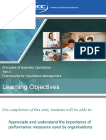 PBO - Lecture 03 - Frameworks For Operations Management