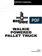 901346b Powered Pallet Truckbig Joe