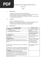 Detailed Lesson Plan in Number Theory (2Nd Year) July 2, 2021 1 Hour