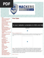 Virus Types - HackersOnlineClub