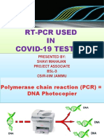 RT-PCR Used IN Covid-19 Testing