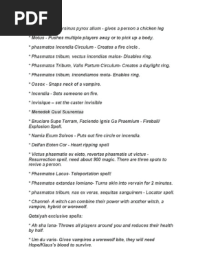 Spells  PDF