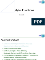 Lecture 2b - Complex Functions-Analytic - Functions - MLinh