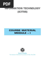 Icitss - It Module 1