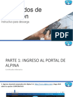 Instructivo para Descargar Certificados de Retencion Alpina 3