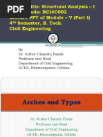 Structural Analysis - I, B. Tech., 4th Semester, Civil Engineering, Module-V, Part I