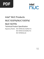 Intel® NUC Products NUC10i3FN/NUC10i5FN/ NUC10i7FN: Technical Product Specification