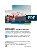 Business - Gov.au: Marketing Plan Template and Guide