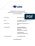 Trabajo de 5ta. Camara de Cuentas