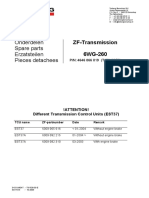 Onderdelen Spare Parts Erzatsteilen Pieces Detachees: ZF-Transmission 6WG-260