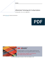A Review On Distributed Blockchain Technology For E-Voting Systems PDF