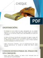 Cheques Diapositivas