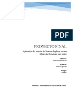Proyecto Final - Métodos Numéricos - RM, IR
