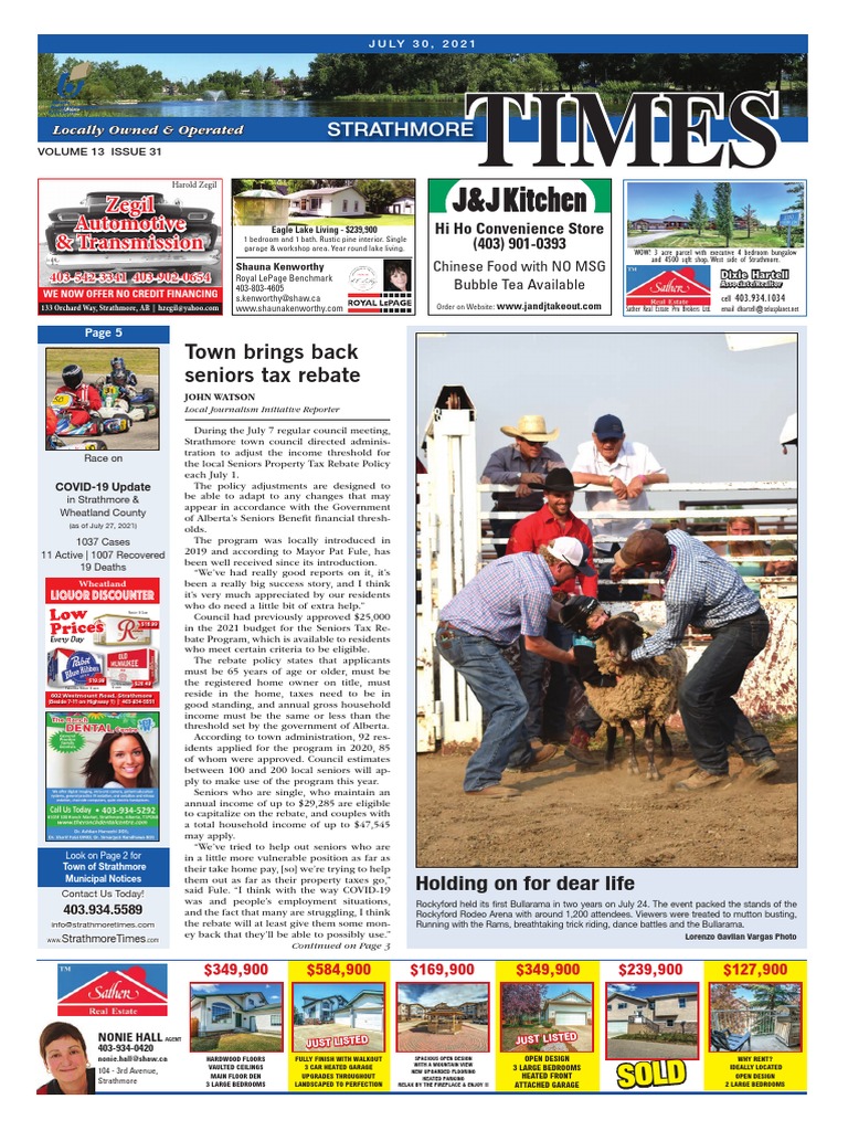July 30, 2021 Strathmore Times | PDF | Wetland | Nature