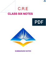 CRE CLASS 6 Notes