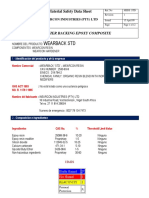 Msds Wearback STD Wearcon