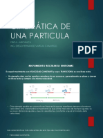 2 - Presentación - CINEMÁTICA DE UNA PARTICULA