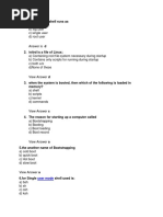 SNA Bullent 9 MCQS