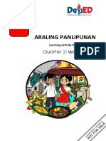 Araling Panlipunan: Quarter 2: Week 6-7