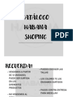 Catalogo Habana Shop