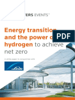 Energy Transition and The Power of Hydrogen To Achieve Net Zero