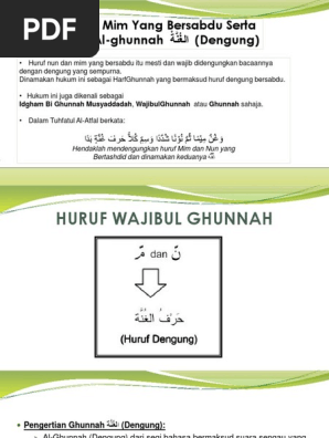 Wajibul Ghunnah 1 Pdf