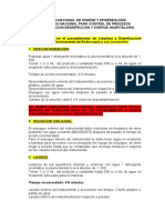 Indicaciones para Uso de Sporexin en La Desinfeccion de Endoscopios Venezuela