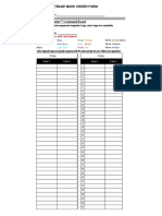 American Trade Mark Order Form: Fill in Tag Color and Text Below