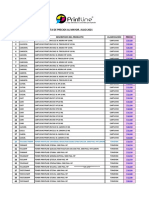 Lista de precios de cartuchos y toners al mayor Julio 2021