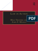 (Socio-Legal Studies) Max Travers, John F. Manzo (Eds.) - Law in Action_ Ethnomethodological and Conversation Analytic Approaches to Law-Routledge (2016)