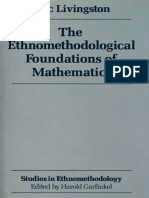 (Studies in Ethnomethodology) Eric Livingston - The Ethnomethodological Foundations of Mathematics-Routledge Kegan & Paul (1986)