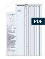 Cronograma de Actividades de Tutoria 2018