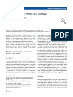 Congenital Agenesis of All The Nasal Cartilages: Casereport Craniofacial/Maxillofacial