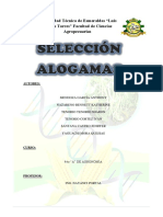 Selección alógama y masal en mejoramiento de cultivos